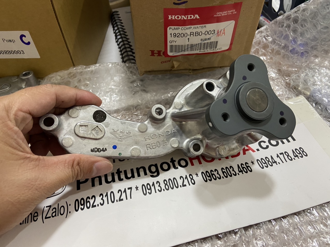 Bơm nước làm mát động cơ xe Honda CITY 2014-2020